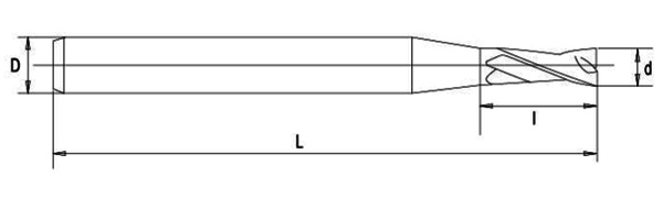 Микросферическая фреза тв.спл. ц/х 0.2x0.4x50 R0.1