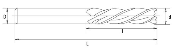 Фреза тв.слп. ц/х рад. 1x4x3x50 R0.2